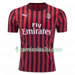 Camisolas de Futebol AC Milan Equipamento Principal 2019/20 Manga Curta